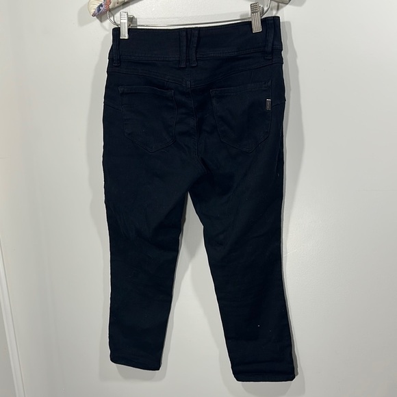 1822 Denim Black Cropped Ankle Jeans size 6 - Picture 7 of 7